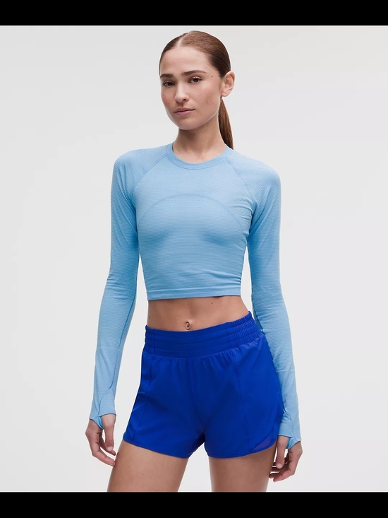 lululemon athletica Tops - Swiftly Tech Cropped Long-Sleeve Shirt 2.0